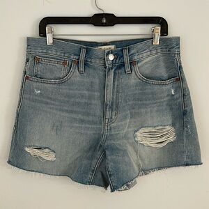 Madewell Relaxed Mid length denim shorts